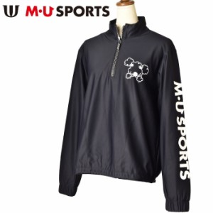 MUスポーツ M・U SPORTS ゴルフ 2023秋冬新作 レディース ハイネックハーフジッププルオーバー 服 ゴルフウェア