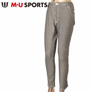 30％OFFセール！MUスポーツ M・U SPORTS ゴルフ 2023秋冬新作 レディース ストレッチパンツ 服 ゴルフウェア