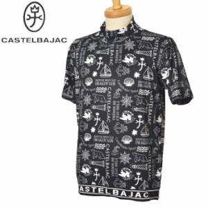 カステルバジャック スポーツ ゴルフ CASTELBAJAC 2024春夏新作 メンズ 半袖ハイネックシャツ モックネック 服 ゴルフウェア