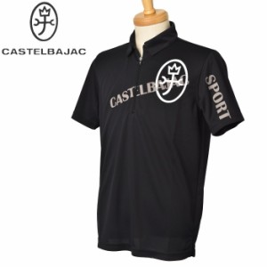 カステルバジャック スポーツ ゴルフ CASTELBAJAC 2024春夏新作 メンズ 半袖ハーフジップシャツ 服 ゴルフウェア