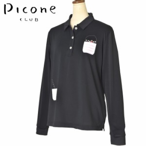 ピッコーネ クラブ PICONE CLUB ゴルフ 2024春夏新作 レディース 長袖ポロシャツ 服 ゴルフウェア