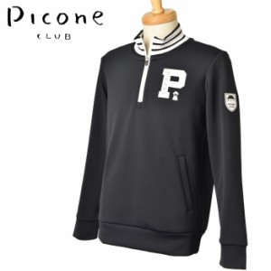 ピッコーネ クラブ PICONE CLUB ゴルフ 2024春夏新作 メンズ ハイネックハーフジッププルオーバー 服 ゴルフウェア