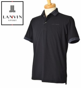 ランバン スポール ゴルフ LANVIN SPORT 2024春夏新作 メンズ 半袖ポロシャツ 服 ゴルフウェア