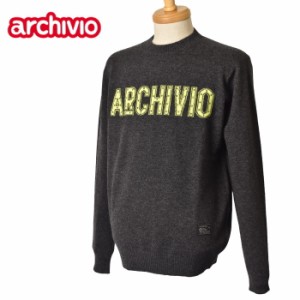 40％OFFセール！アルチビオ archivio ゴルフ 2023秋冬新作 メンズ カシミヤ ニットプルオーバー 服 ゴルフウェア