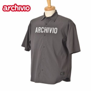 アルチビオ archivio ゴルフ 2024春夏新作 メンズ 半袖シャツ 服 ゴルフウェア