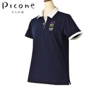 ピッコーネ クラブ PICONE CLUB ゴルフ 2024春夏新作 レディース 半袖ポロシャツ 服 ゴルフウェア