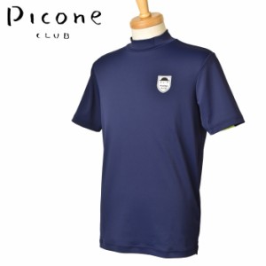 ピッコーネ クラブ PICONE CLUB ゴルフ 2024春夏新作 メンズ 半袖ハイネックプルオーバー モックネック 服 ゴルフウェア