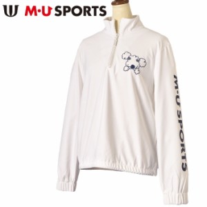 MUスポーツ M・U SPORTS ゴルフ 2023秋冬新作 レディース ハイネックハーフジッププルオーバー 服 ゴルフウェア