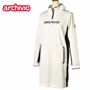 40％OFFセール！アルチビオ archivio ゴルフ 2023秋冬新作 レディース ハーフジップワンピース 服 ゴルフウェア