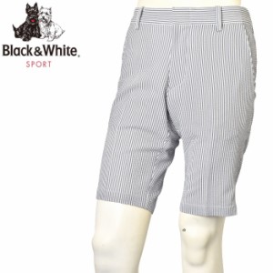 20％OFFセール！ブラック＆ホワイト Black&White ゴルフ 2023春夏新作 メンズ ショートパンツ ハーフパンツ