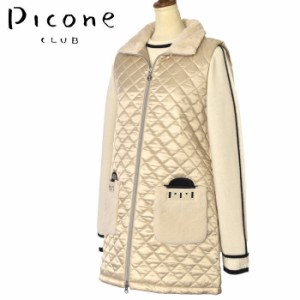 40％OFFセール！ピッコーネ クラブ PICONE CLUB ゴルフ 2023秋冬新作 レディース ロング中綿ベスト 服 ゴルフウェア