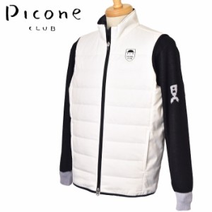 40％OFFセール！ピッコーネ クラブ PICONE CLUB ゴルフ 2023秋冬新作 メンズ 中綿ジップアップベスト 服 ゴルフウェア