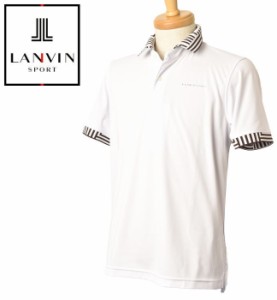 ランバン スポール ゴルフ LANVIN SPORT 2024春夏新作 メンズ 半袖ポロシャツ 服 ゴルフウェア