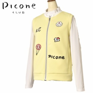 ピッコーネ クラブ PICONE CLUB ゴルフ 2024春夏新作 レディース ジップアップベスト 服 ゴルフウェア