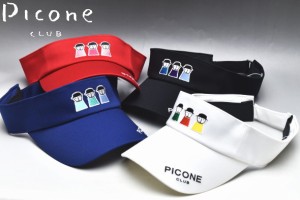 50％OFFセール！ピッコーネ クラブ PICONE CLUB ゴルフ 2023春夏新作 レディース サンバイザー