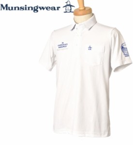 マンシングウェア Munsingwear ゴルフ 2024春夏新作 メンズ 半袖ポロシャツ 服 ゴルフウェア