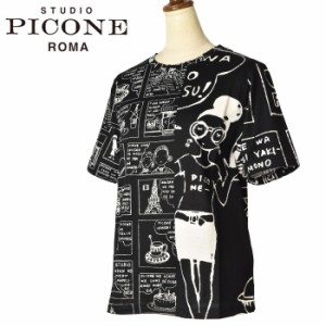 スタジオ ピッコーネ STUDIO PICONE ROMA 2024春夏新作 レディース 半袖プルオーバー