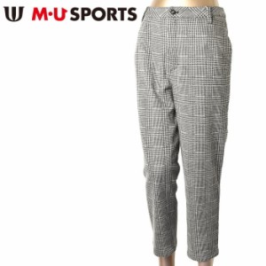 50％OFFセール！MUスポーツ M・U SPORTS ゴルフ 2022秋冬新作 レディース クロップドパンツ