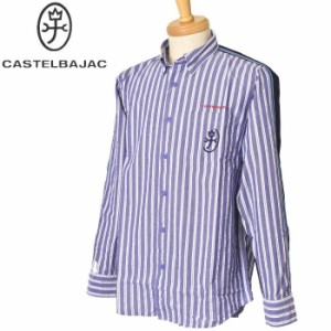 30％OFFセール！カステルバジャック CASTELBAJAC 2024春夏新作 メンズ 長袖ボタンダウンシャツ 服