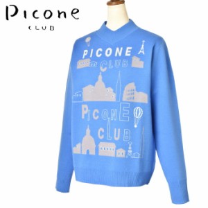 40％OFFセール！ピッコーネ クラブ PICONE CLUB ゴルフ 2023秋冬新作 レディース Vハイネックニットプルオーバー 服 ゴルフウェア