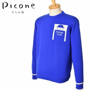 40％OFFセール！ピッコーネ クラブ PICONE CLUB ゴルフ 2023秋冬新作 メンズ ニットプルオーバー 服 ゴルフウェア