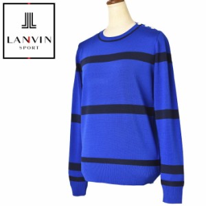 ランバン スポール ゴルフ LANVIN SPORT 2024春夏新作 レディース クルーネックセーター