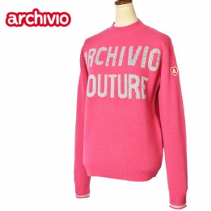 40％OFFセール！アルチビオ archivio ゴルフ 2023秋冬新作 レディース カシミヤ ニットプルオーバー 服 ゴルフウェア