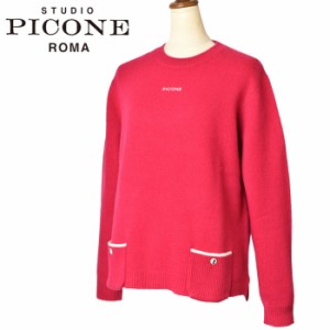 40％OFFセール！スタジオ ピッコーネ STUDIO PICONE ROMA 2023秋冬新作 レディース カシミヤ ニットプルオーバー