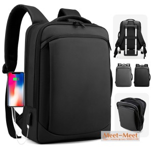 リュックサック メンズ 大容量 多機能 2WAY メンズリュック ビジネスバッグ 出張 紳士鞄 カバン 撥水 アウトドア ビジネスリュック USB 