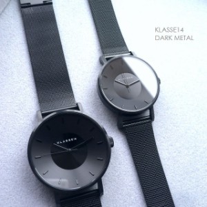 正規品 ノベルティ KLASSE14 クラスフォ−ティーン 腕時計 メッシュバンド VOLARE DARK METAL 36mm 42mm VO17BK005W VO17BK005M ブラック