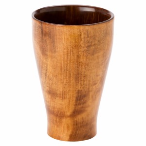 銘木フリーカップ　栃（とち）　京都・美山　銘木工芸　山匠　Wooden free cup, Horse chestnut, Works of Japanese precious wood