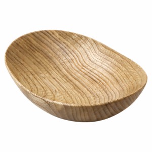 銘木　楕円小鉢　栓（せん）　京都・美山　銘木工芸　山匠　Wooden ellipse small bowl, Kalapanax, Works of Japanese precious wood