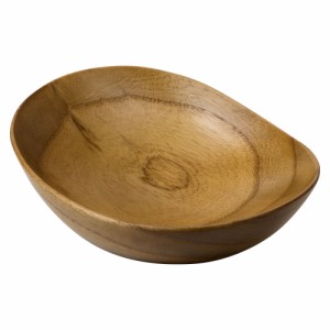 銘木　楕円小鉢　朴（ほう）　京都・美山　銘木工芸　山匠　Wooden ellipse small bowl, Magnolia, Works of Japanese precious wood