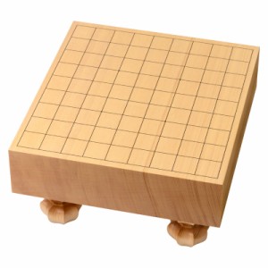 将棋盤　脚付　新かや　3寸　大阪府の工芸品　Japanese chessboard, Osaka craft