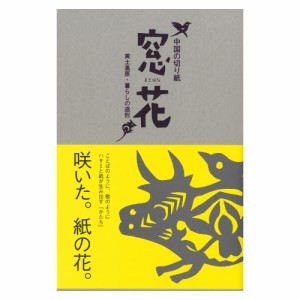 切り紙　窓花　中国の切り紙　色紙20枚付き　ガジェットブックス　ペーパークラフト　工作　切って楽しむ美しい文様