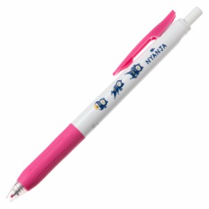 NYANJA　ボールペン　ピンク（インク：黒）　ずっとこっちみてる猫の忍者　スーベニール　Ballpoint pen