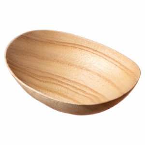 銘木　楕円小鉢　桐（きり）　京都・美山　銘木工芸　山匠　Wooden ellipse small bowl, Works of Japanese precious wood