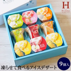 Hitotoe ひととえ 凍らせて食べるアイスデザート 9号~国産フルーツ入り~ IDD-20／IDE-20 菓子折り 内祝い お返し 出産内祝い 結婚内祝い 