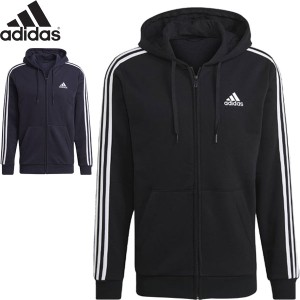 ◆◆ ＜アディダス＞ adidas メンズ M ESS スリーストライプス裏起毛フルジップスウェットパーカー 31315