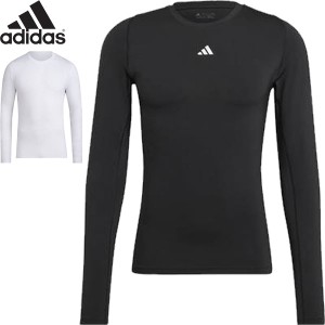 ◆◆送料無料 メール便発送 ＜アディダス＞ adidas メンズ テックフィット ロングスリーブTシャツ インナー サッカー EVL53