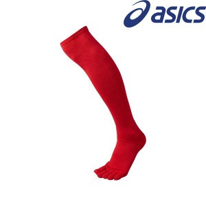 ◆◆送料無料 メール便発送 【アシックス】 ASICS GOLDSTAGE ゲームソックス（着圧5本指） (600：レッド) 野球 3123A677-600