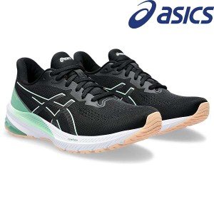 ◆◆ ＜アシックス＞ ASICS GT-1000 12 （006：BLACK/MINT TINT） ランニングシューズ レディース 1012B450-006