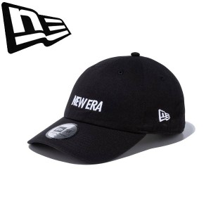 ◆◆ ＜ニューエラ＞ NEWERA キャップ カジュアルクラシック ワードマークロゴ ブラック × ホワイト 13552054