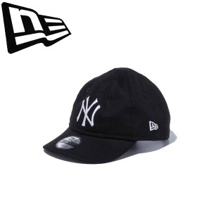 ◆◆ ＜ニューエラ＞ NEWERA キッズキャップ My 1st 9TWENTY ニューヨーク・ヤンキース ブラック × ホワイト 13561948