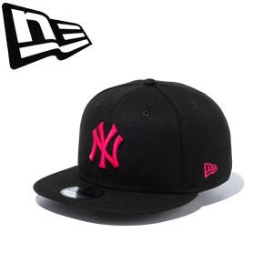 ◆◆ ＜ニューエラ＞ NEWERA キャップ 9FIFTY ニューヨーク・ヤンキース ブラック × ストロベリー 13562092