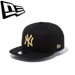 ◆◆ ＜ニューエラ＞ NEWERA キャップ 9FIFTY ニューヨーク・ヤンキース ブラック × ゴールド 13562093