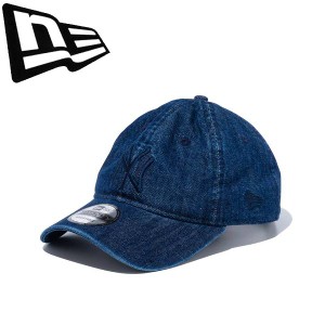 ◆◆ ＜ニューエラ＞ NEWERA キャップ 9TWENTY クロスストラップ ウォッシュドコットン ニューヨーク・ヤンキース インディゴデニム × 