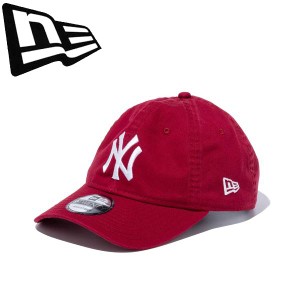 ◆◆ ＜ニューエラ＞ NEWERA キャップ 9TWENTY クロスストラップ ウォッシュドコットン ニューヨーク・ヤンキース カーディナル × ホワ