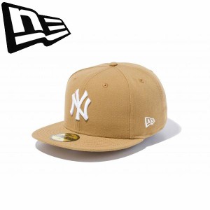 ◆◆ ＜ニューエラ＞ NEWERA キャップ 59FIFTY ニューヨーク・ヤンキース ウィート × ホワイト 13562232