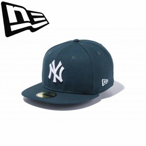 ◆◆ ＜ニューエラ＞ NEWERA キャップ 59FIFTY ニューヨーク・ヤンキース ダークグリーン × ホワイト 13562239